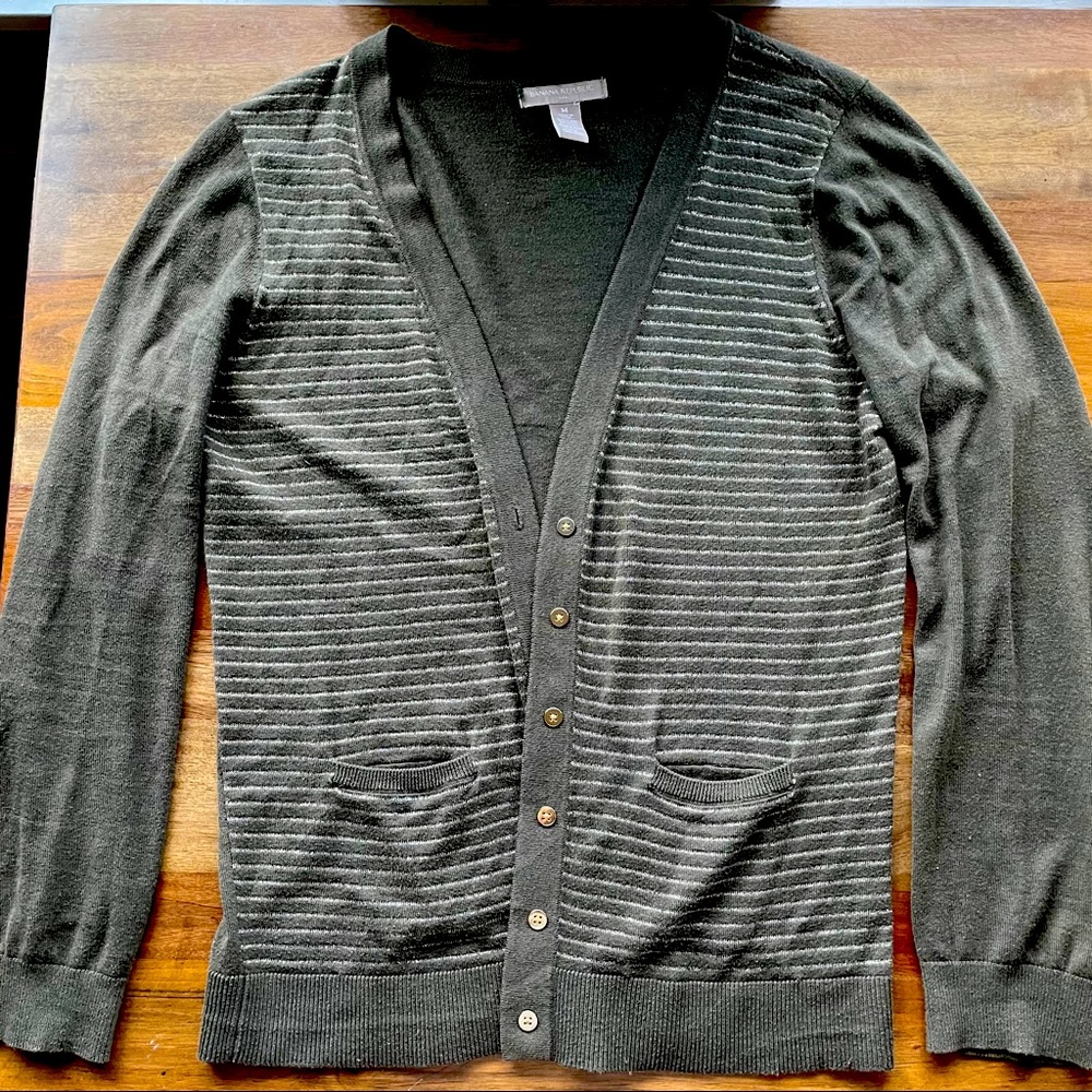 Banana Republic Olive & Gold Cardigan